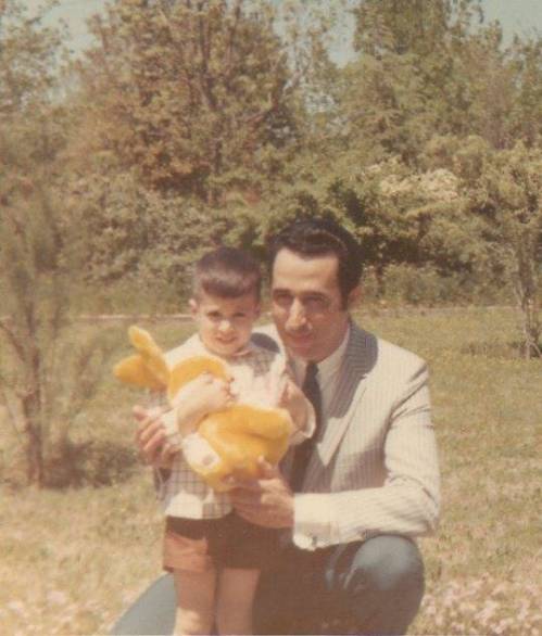 My father and I, Easter Sunday 1967.
