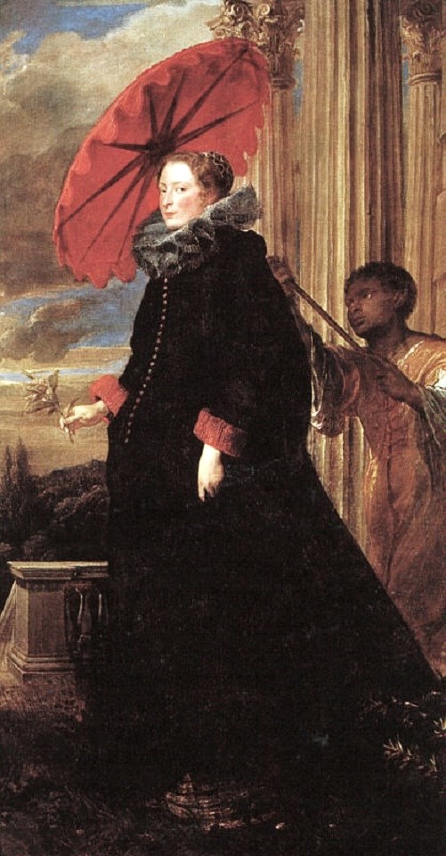 “Marchesa Elena Grimaldi,” Anthony van Dyke, 1623.